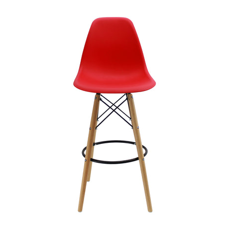 SET X 2 BUTACOS DKR BAR TIPO EAMES ROJA BOXBIT