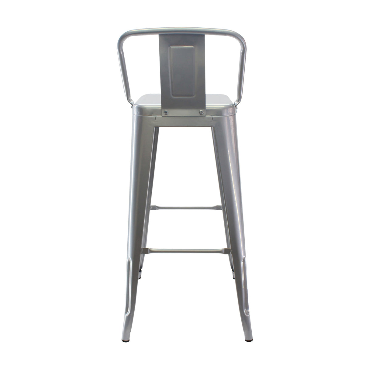 Set x 3 Butacos Bar Altos TITAN Tipo Tolix Gris BoxBit
