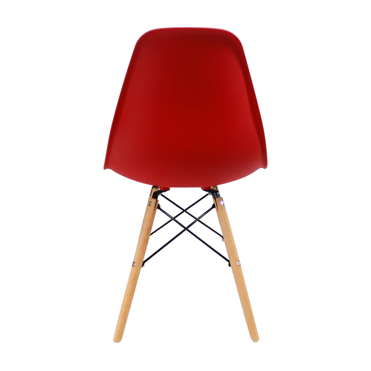 SET X 6 SILLAS DKR TIPO EAMES ROJAS BOXBIT