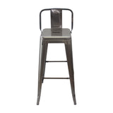Set x 2 Butacos Bar Altos TITAN Tipo Metal Rustic BoxBit
