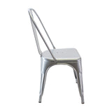 SET X 4 SILLAS TITAN TIPO TOLIX GRIS BOXBIT
