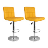 SET X 2 SILLAS CONFORT BAR AMARILLAS BOXBIT