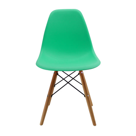 SET X 6 SILLAS DKR TIPO EAMES VERDE MENTA BOXBIT