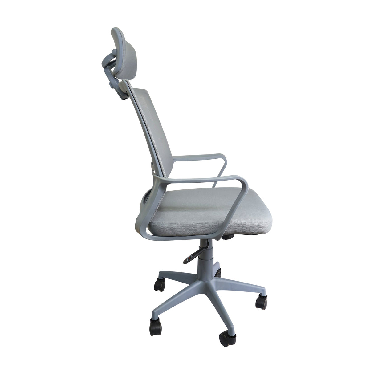 SILLA OFICINA LYON ALTA GRIS BOXBIT