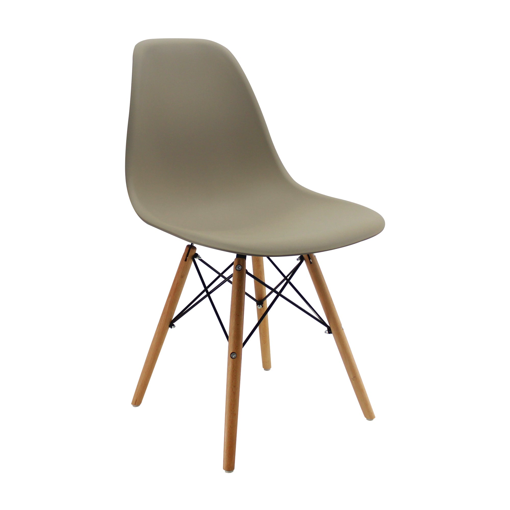 SET X 4 SILLAS DKR TIPO EAMES BEIGE BOXBIT