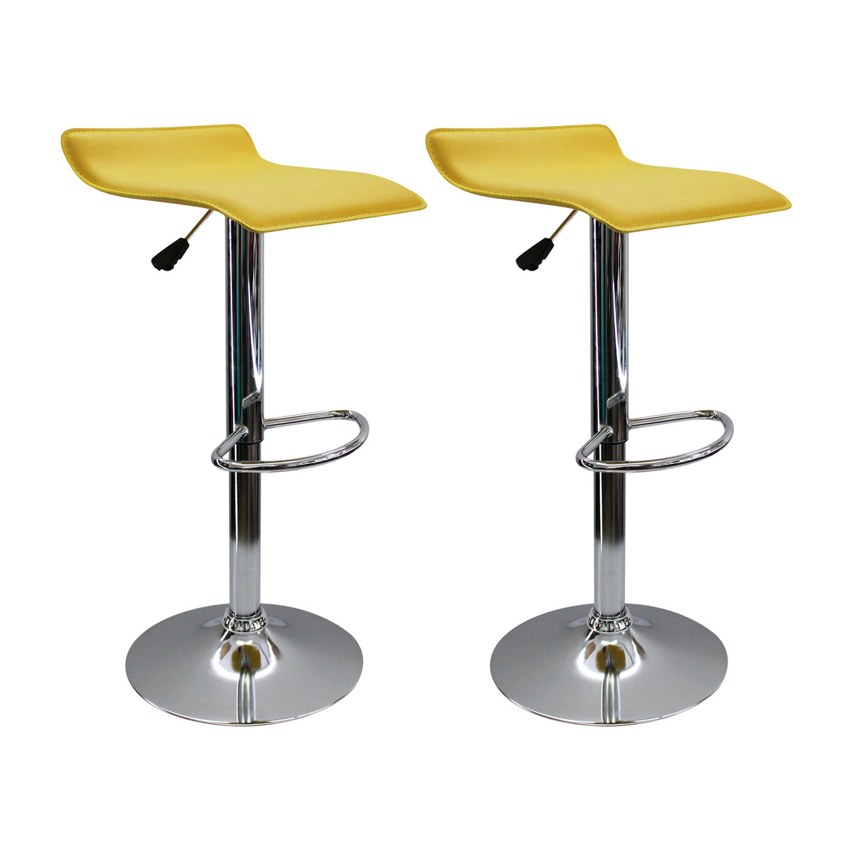 SET X 2 SILLAS WAVE BAR AMARILLO BOXBIT
