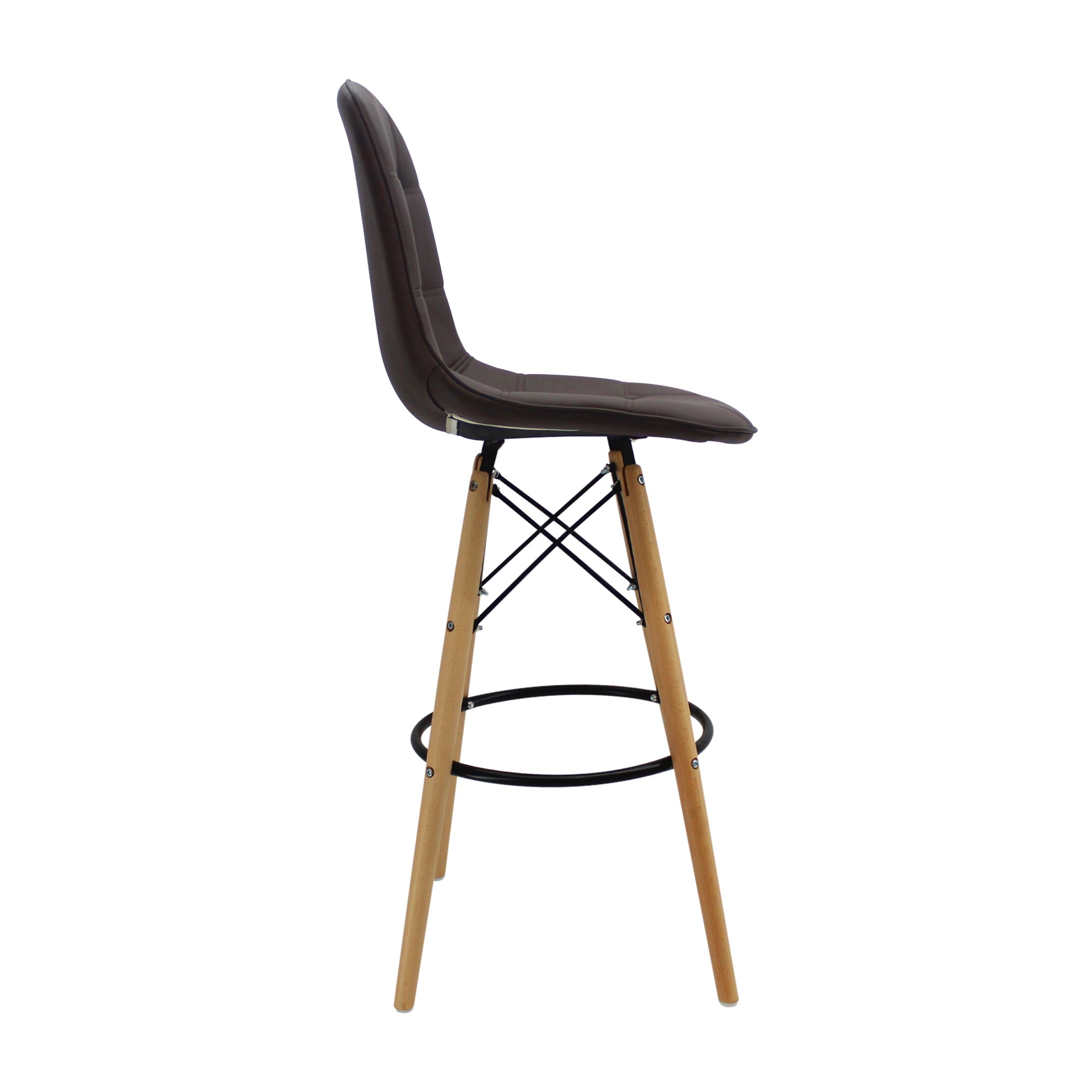 SILLA DKR BOTONES BAR TIPO EAMES CAFE BOXBIT