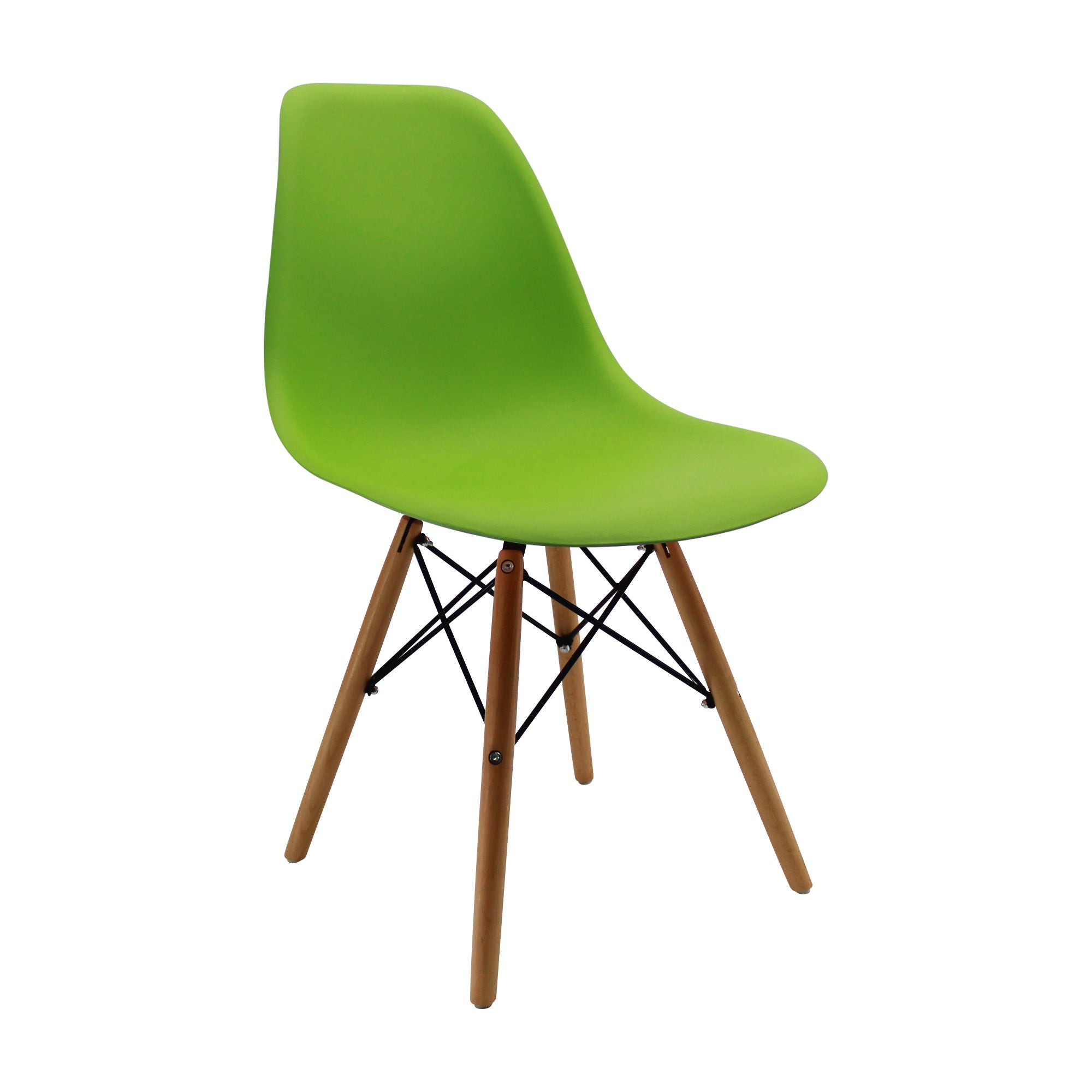 SET X 6 SILLAS DKR TIPO EAMES VERDES BOXBIT