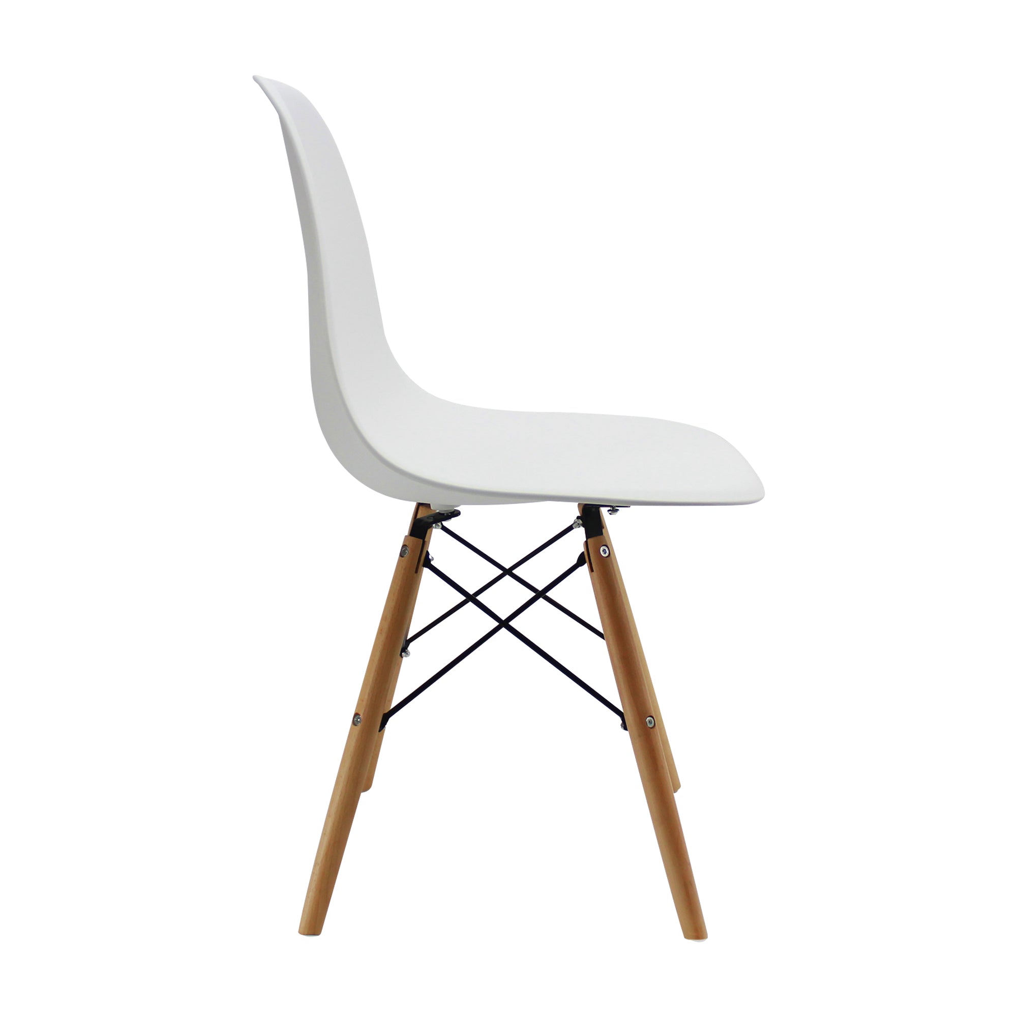 SET X 4 SILLAS DKR TIPO EAMES BLANCAS BOXBIT
