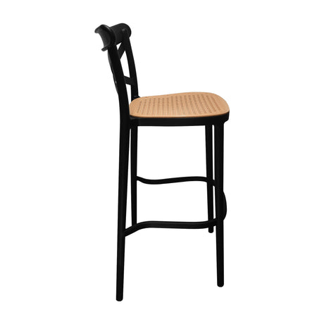 Set x 3 Sillas Plats Barra Negro