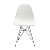SET X 4 SILLA DKR METAL TIPO EAMES BLANCA BOXBIT