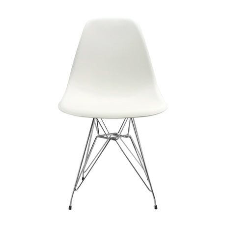 Set x4 Silla DKR Metal Tipo Eames Blanca Boxbit