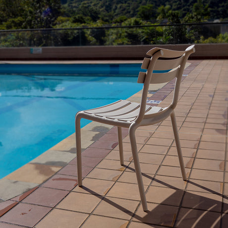 SET X 4 SILLA EXTERIOR VENECIA BEIGE BOXBIT