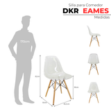 SET X 4 SILLA DKR PC TIPO EAMES