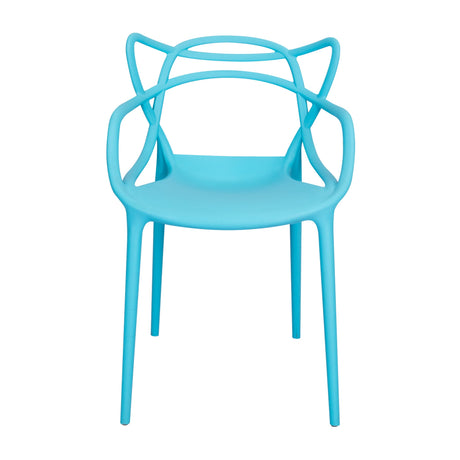 SET X 4 SILLAS SOLNA AZUL BOXBIT