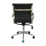 SILLA ESTERILLA OFICINA BAJA NEGRA BOXBIT