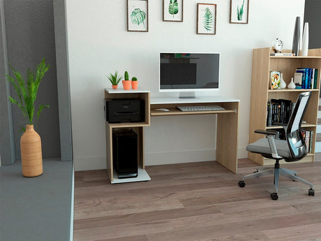 ESCRITORIO ATLANTER  ROVERE + BLANCO