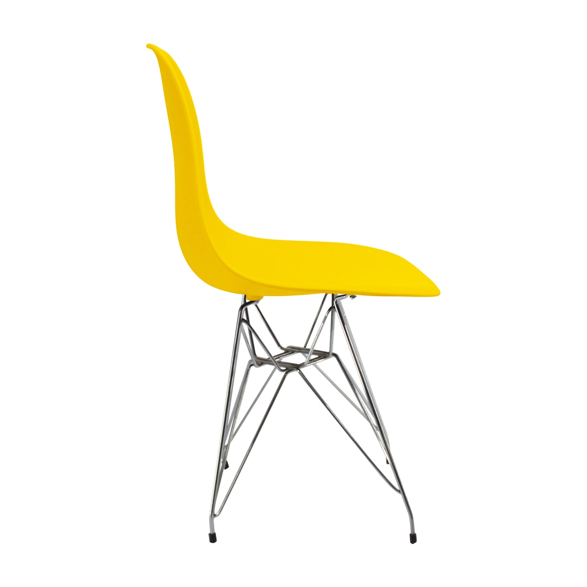 SILLA DKR METAL TIPO EAMES AMARILLA BOXBIT