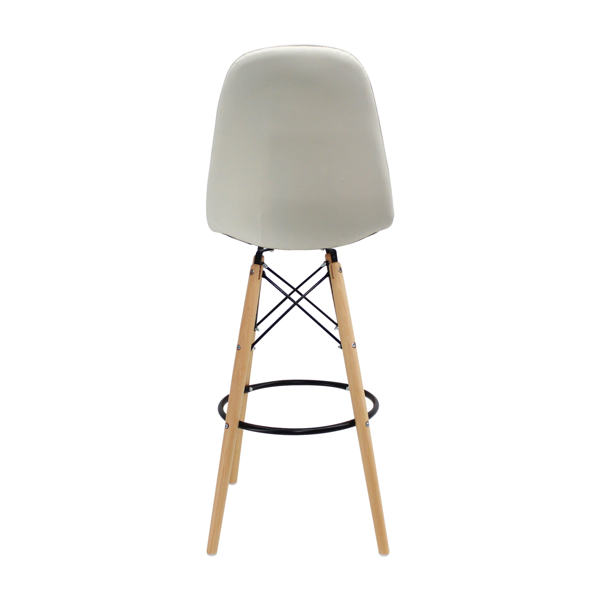 SILLA DKR BOTONES BAR TIPO EAMES BLANCO BOXBIT