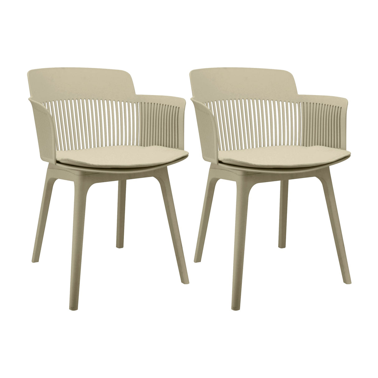 SET X 2 SILLAS MENA BEIGE BOXBIT