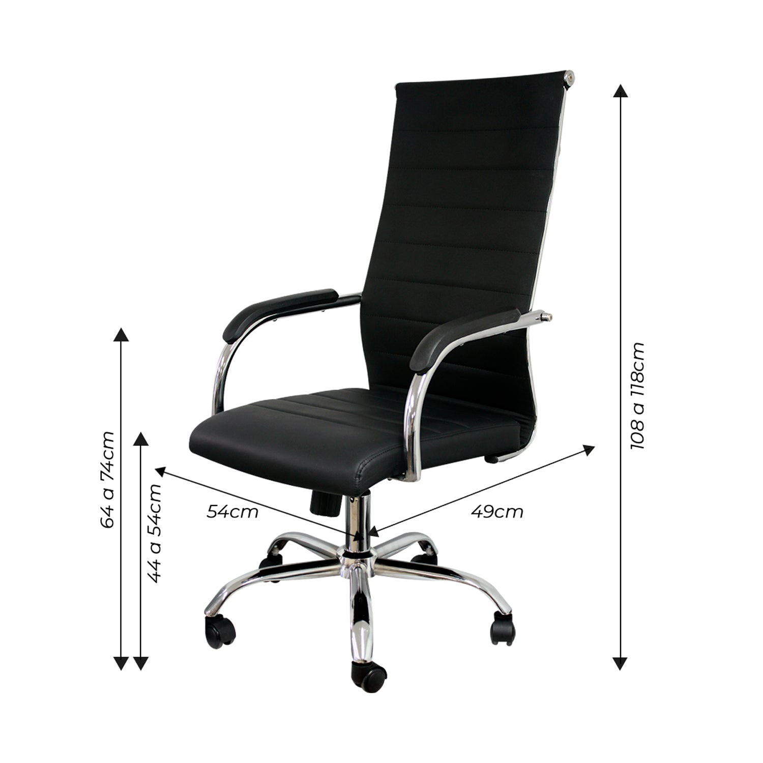 Silla Venecia Oficina Alta BOXBIT