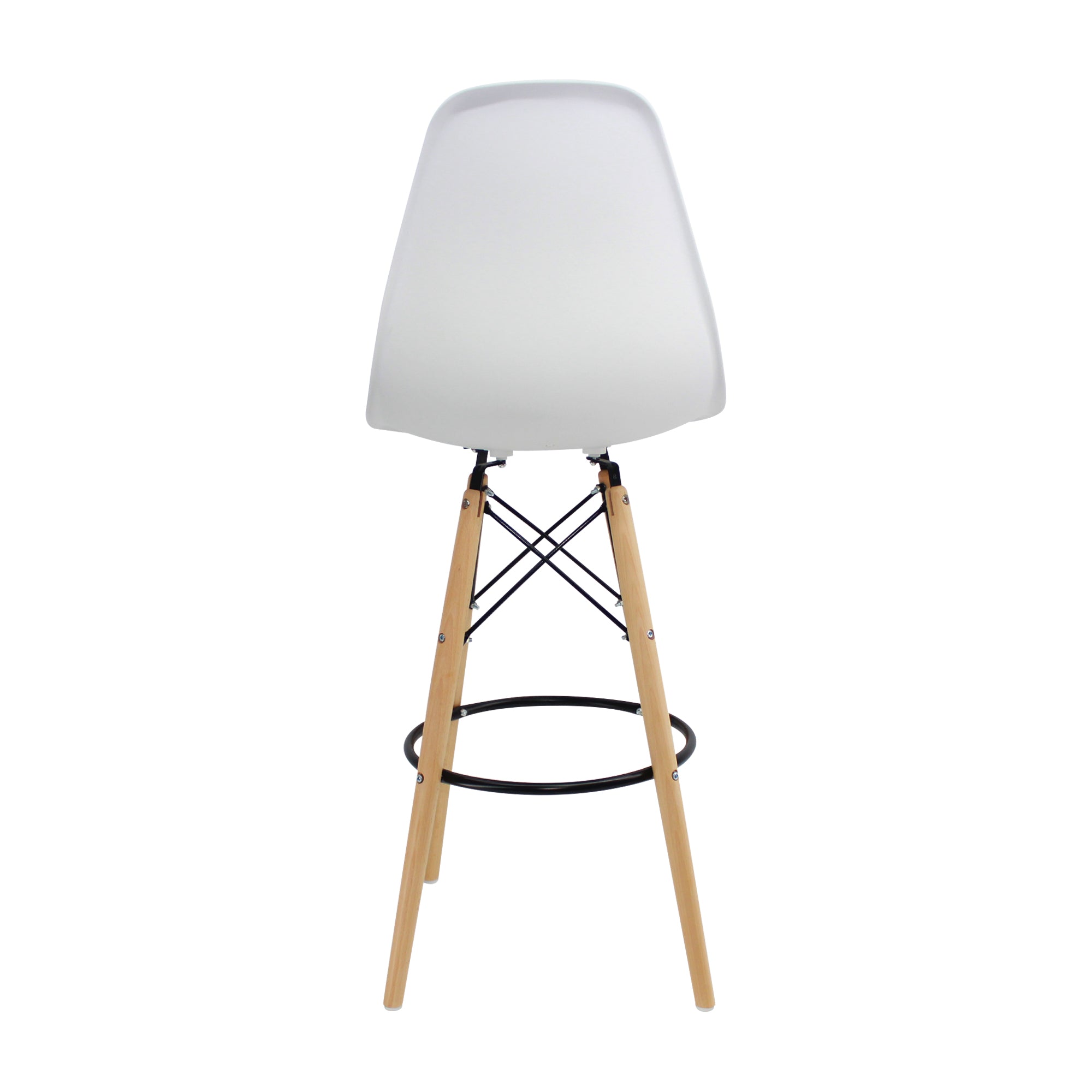 SET X 3 BUTACOS DKR BAR TIPO EAMES BLANCOS BOXBIT