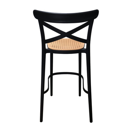 Set x 3 Sillas Plats Barra Negro