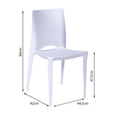 SILLA ZOE BLANCA BOXBIT