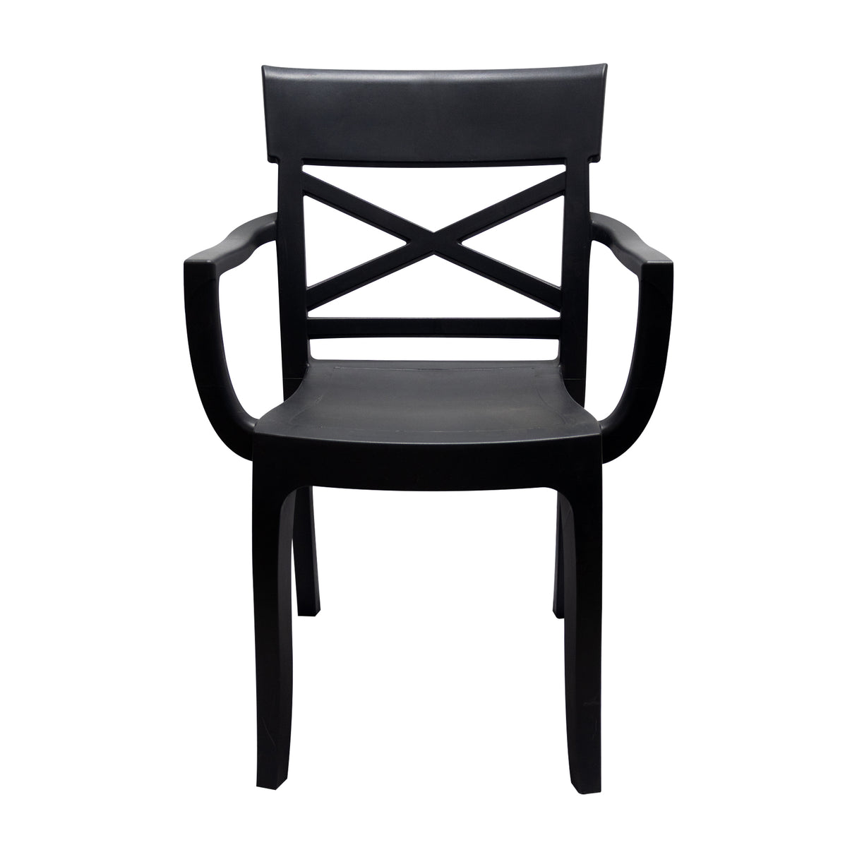 Set de 4 Sillas Exterior Florencia Con Brazos - Grafito