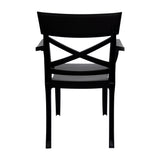 Silla Exterior Florencia Con Brazos - Grafito