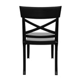 Silla Exterior Florencia Sin Brazos - Grafito