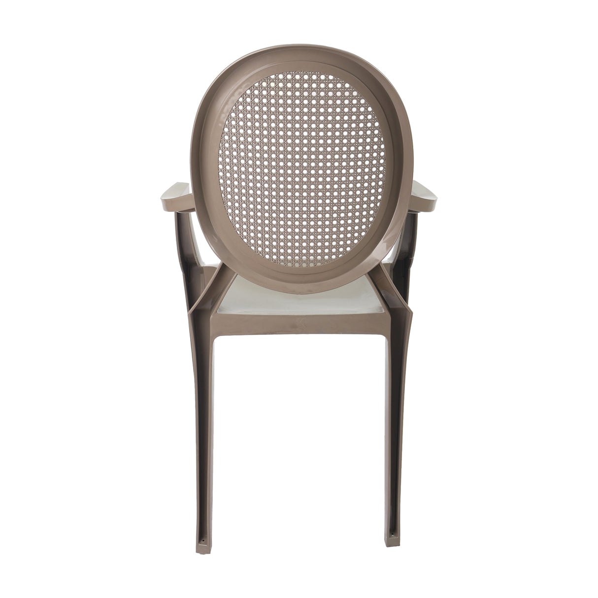 SET X SILLAS EXTERIOR GHOSTE CON BRAZOS CAFÉ