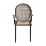 SET X SILLAS EXTERIOR GHOSTE CON BRAZOS CAFÉ