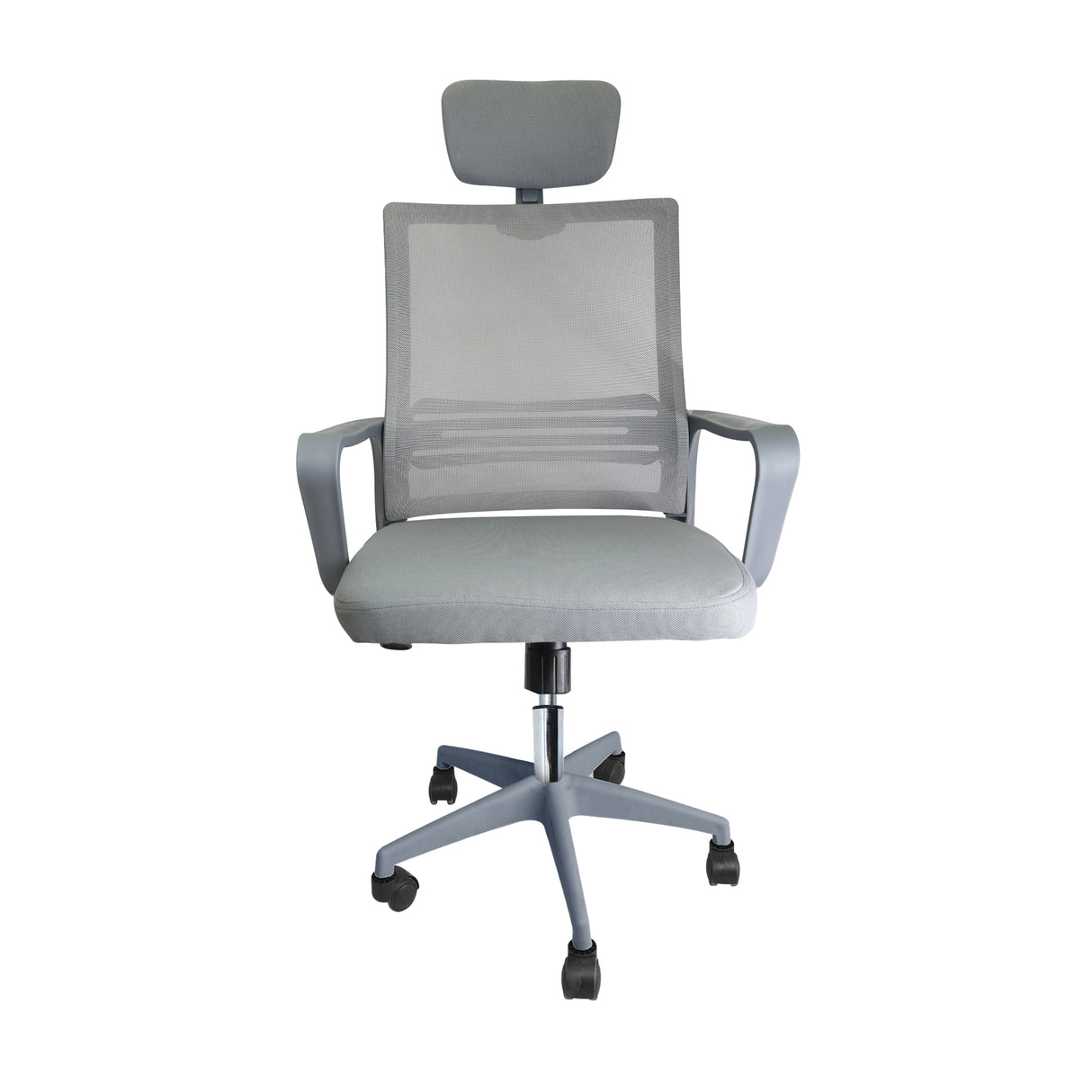 SILLA OFICINA LYON ALTA GRIS BOXBIT