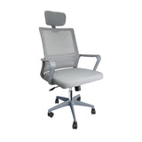 SILLA OFICINA LYON ALTA GRIS BOXBIT