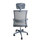 SILLA OFICINA LYON ALTA GRIS BOXBIT