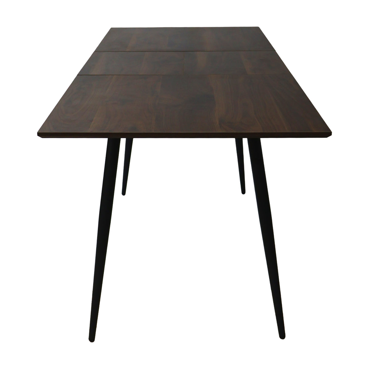 Mesa de Comedor Extensible Nova con Tablero de Madera y Estructura Metálica