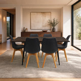 Comedor Nova con 6 Sillas Joly | Mesa Extensible y Diseño Nórdico