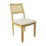 Comedor Lyra con 4 Sillas Dalia Gris | Mesa de Cerámica y Sillas de Madera de Arce