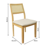 Comedor Lyra con 4 Sillas Dalia Gris | Mesa de Cerámica y Sillas de Madera de Arce