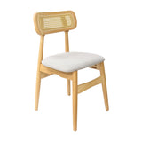 Comedor Lyra con 4 Sillas Lirio | Mesa de Cerámica y Sillas de Madera de Arce