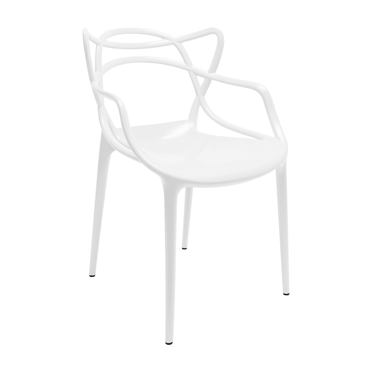 Silla Exterior Sidney Con Brazos - Blanco