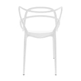 Set de 4 Sillas Exterior Sidney Con Brazos - Blanco