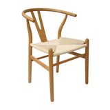 Set X4 Sillas Loto de Comedor en Madera de Arce con Asiento Tejido